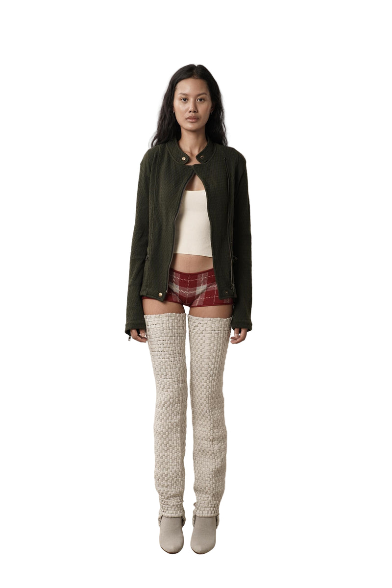 Tartan Shorts (Red/Grey)