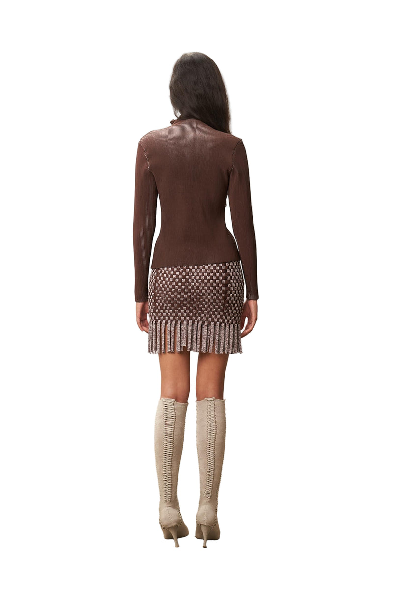 Pleated Jacket (Chocline)