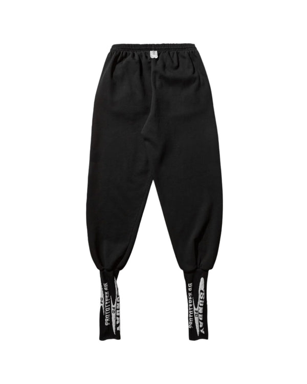 Stirrup Sweatpants (Washed Black/Black)