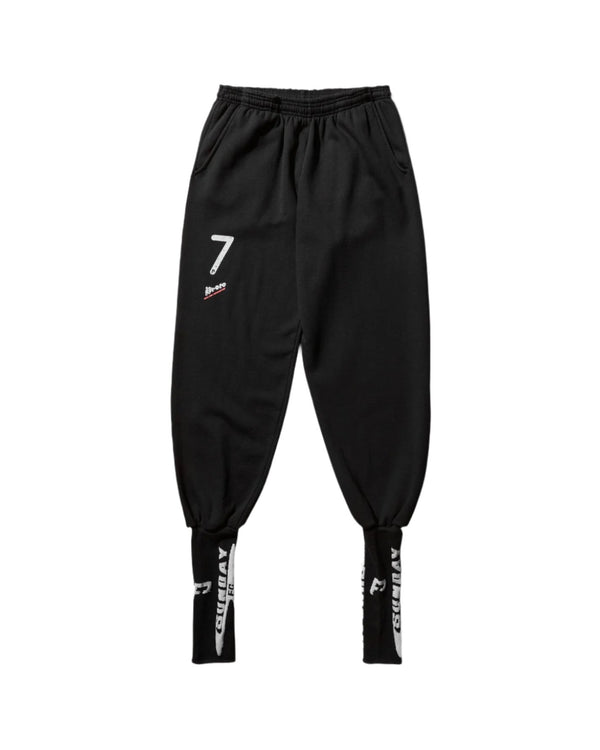 Stirrup Sweatpants (Washed Black/Black)