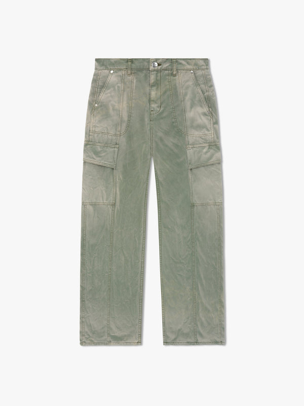 Canvas Cargo Pants (Sage Green)