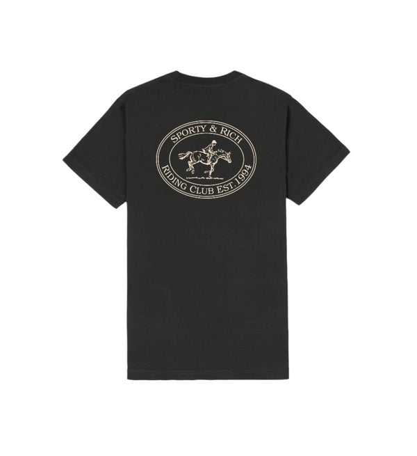 Riding Club T-Shirt (Faded Black)