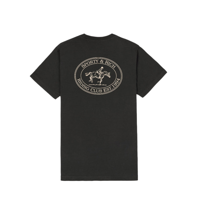 Riding Club T-Shirt (Faded Black)