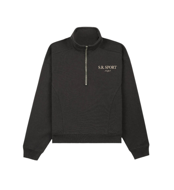 S.R. Sport Quarter Zip (Faded Black)