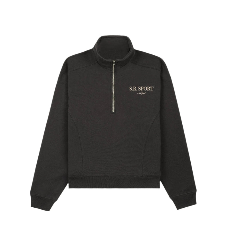 S.R. Sport Quarter Zip (Faded Black)