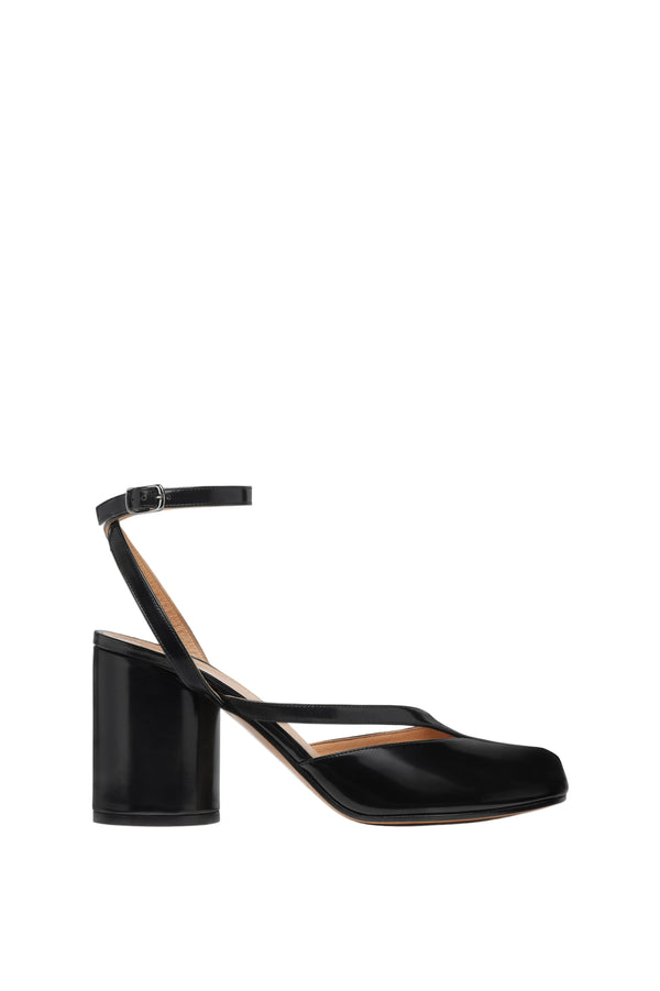 Tabi Pump H80 Sandals (Black)