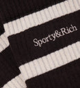 Serif Logo Socks (Chocolate)