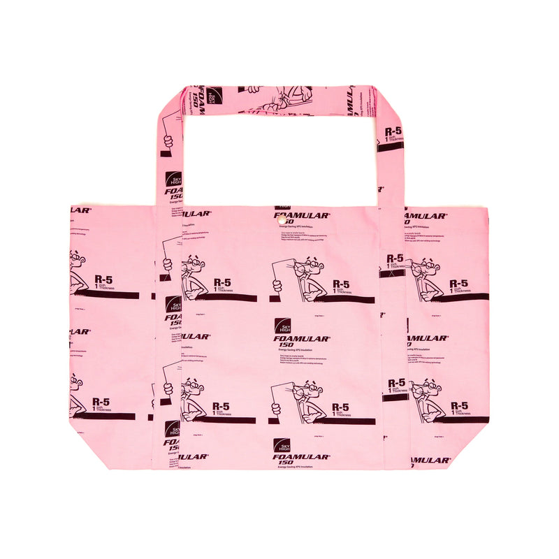 Insulation Print Tote Bag (Pink)
