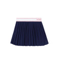 Serif Logo Pleated Skirt (Navy/White/Bright Red)