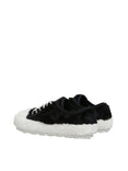 Women's Fluffy Sneakers (Black/White)