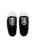 Women's Fluffy Sneakers (Black/White)