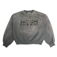 Crystal Castle Crewneck (Washed Grey)