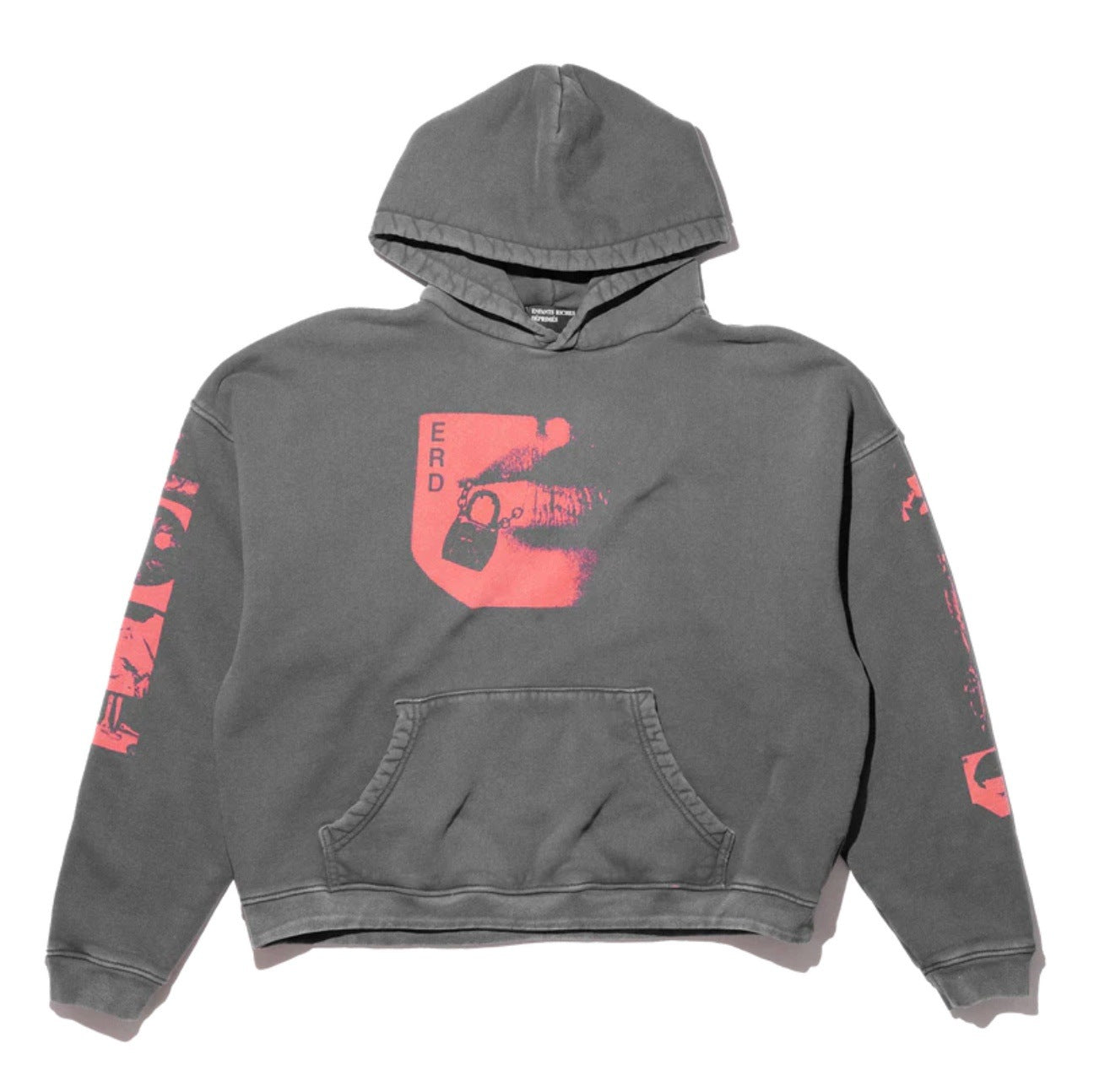 Lips Hoodie (Faded Burgundy)