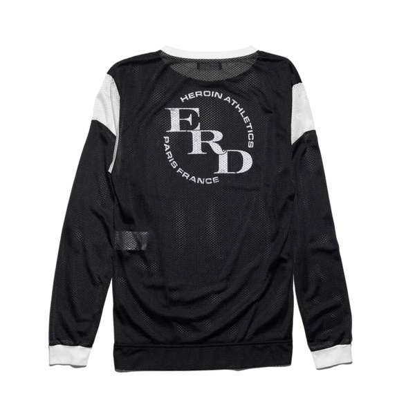 Heroin Athletics Mesh L/S T-Shirt (Black/Ivory)