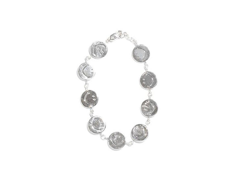 Smile Coin Bracelet (Silver)