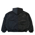 Split Hooded Bomber Jacket (Navy/Black)