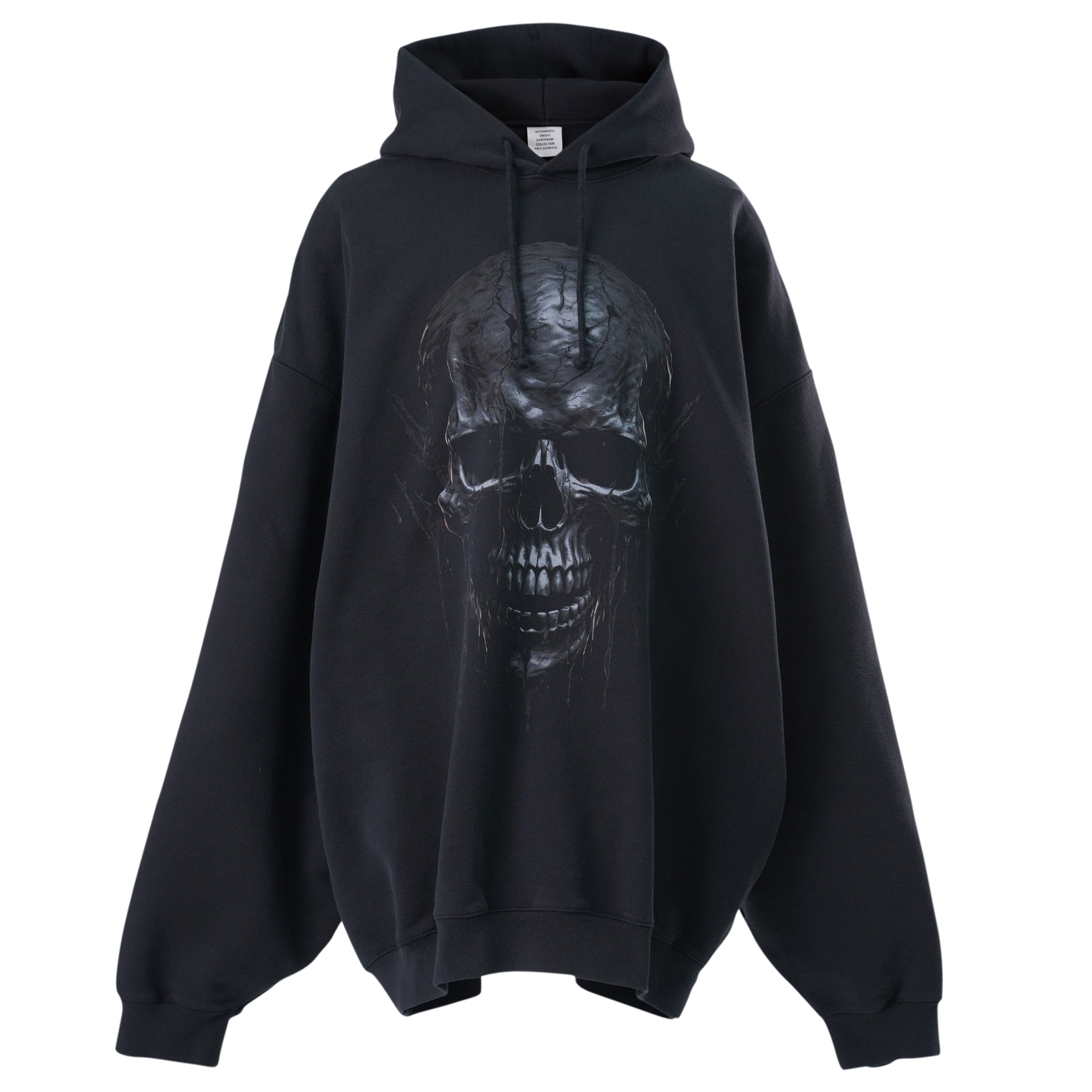 Skull Metal Hoodie (Black)