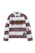 Postal Rugby Shirt (Cloud/Chestnut)