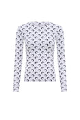 Second Skin Crewneck Top (Optical White)