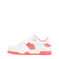 Low Top Sneakers (White/Electric Pink)