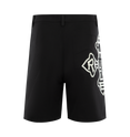 Cross Logo Twill Shorts (Black)