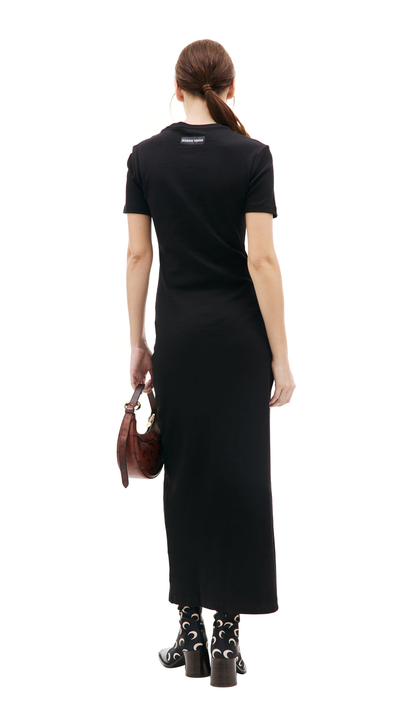 Rib Tube Dress (Black)