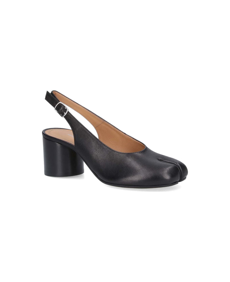 Tabi Slingback Pumps (Black)