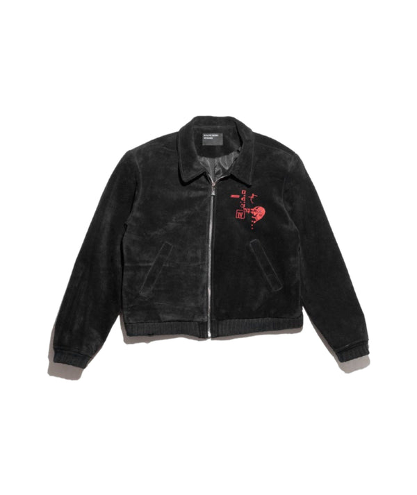 Suede Constructivist Jacket (Black)