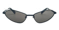 x Linda Farrow Bambino Metal Sunglasses (Matt Black/Grey)