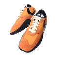 Women's Regenerated Moire Low-Top Sneakers (Orange)