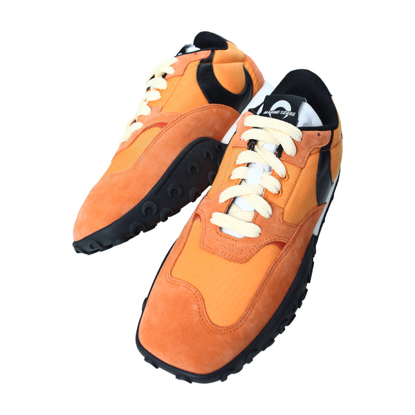 Women's Regenerated Moire Low-Top Sneakers (Orange)