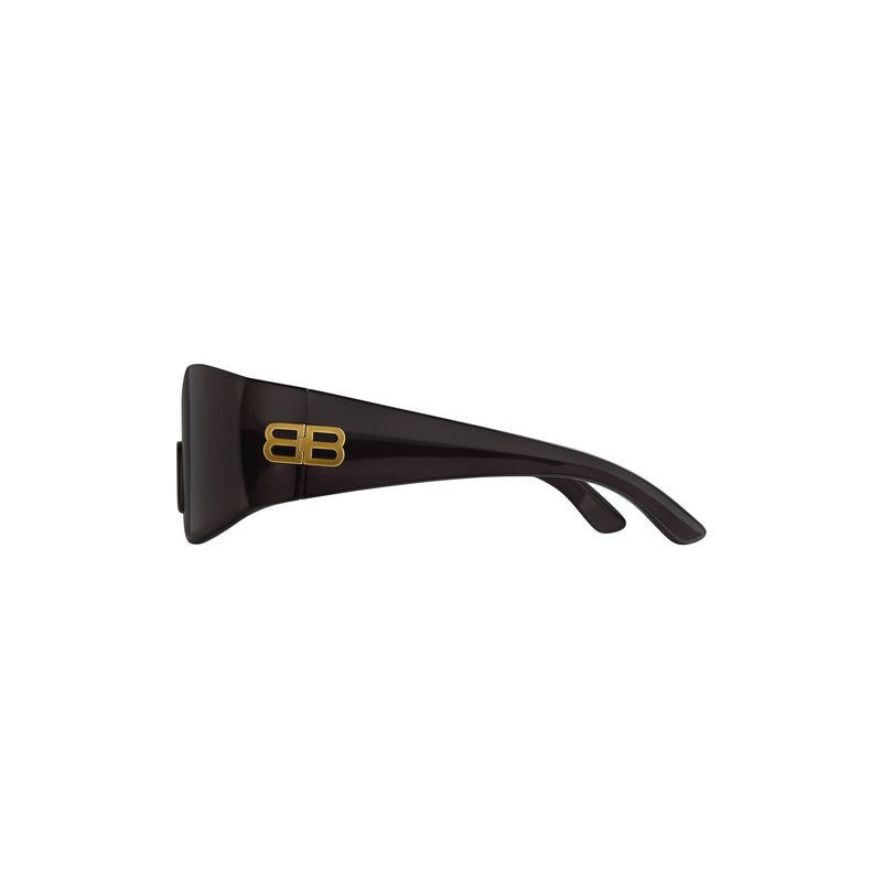 Hourglass Mask Sunglasses (Black)