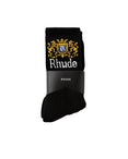 Crest Logo Socks (Black/White/Yellow)