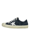 Women's V-Star Canvas Sneakers (Navy/Silver)