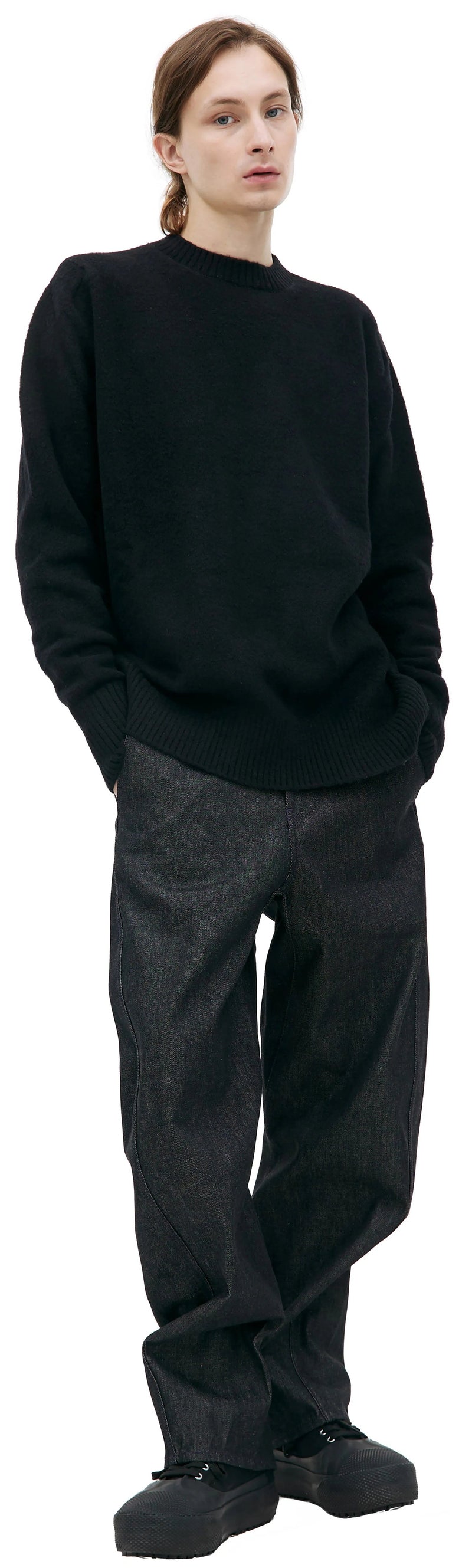 Whistler Wool Crewneck Sweater (Black)