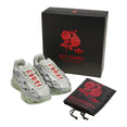 x Willy Chavarria Megaride Bones Sneakers (Halo Green/Silver Metallic/Better Scarlet)
