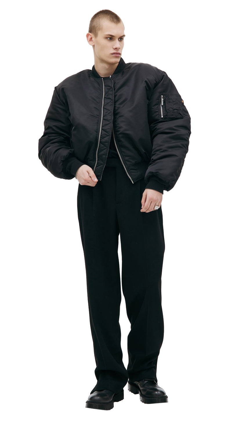 X Alpha Industries Bomber Jacket (Black)