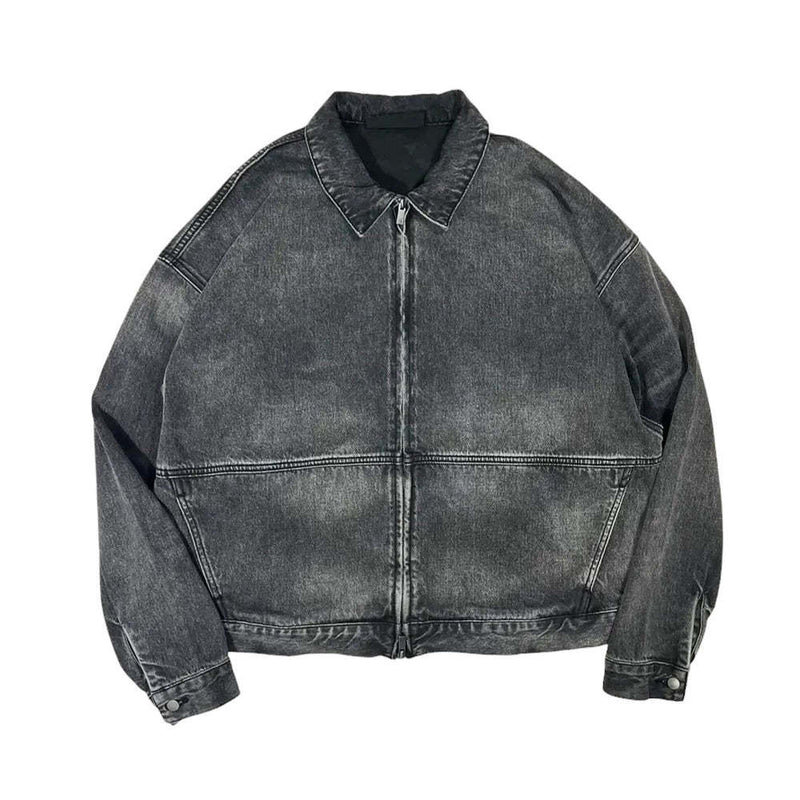 Denim Trucker Jacket (Vintage Black)