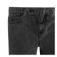 Bi-tone Straight Leg Jeans (Washed Black/Black)