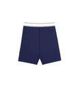 Serif Logo Biker Short (Navy)