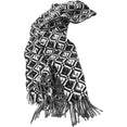 Virgin Wool Scarf (Black)