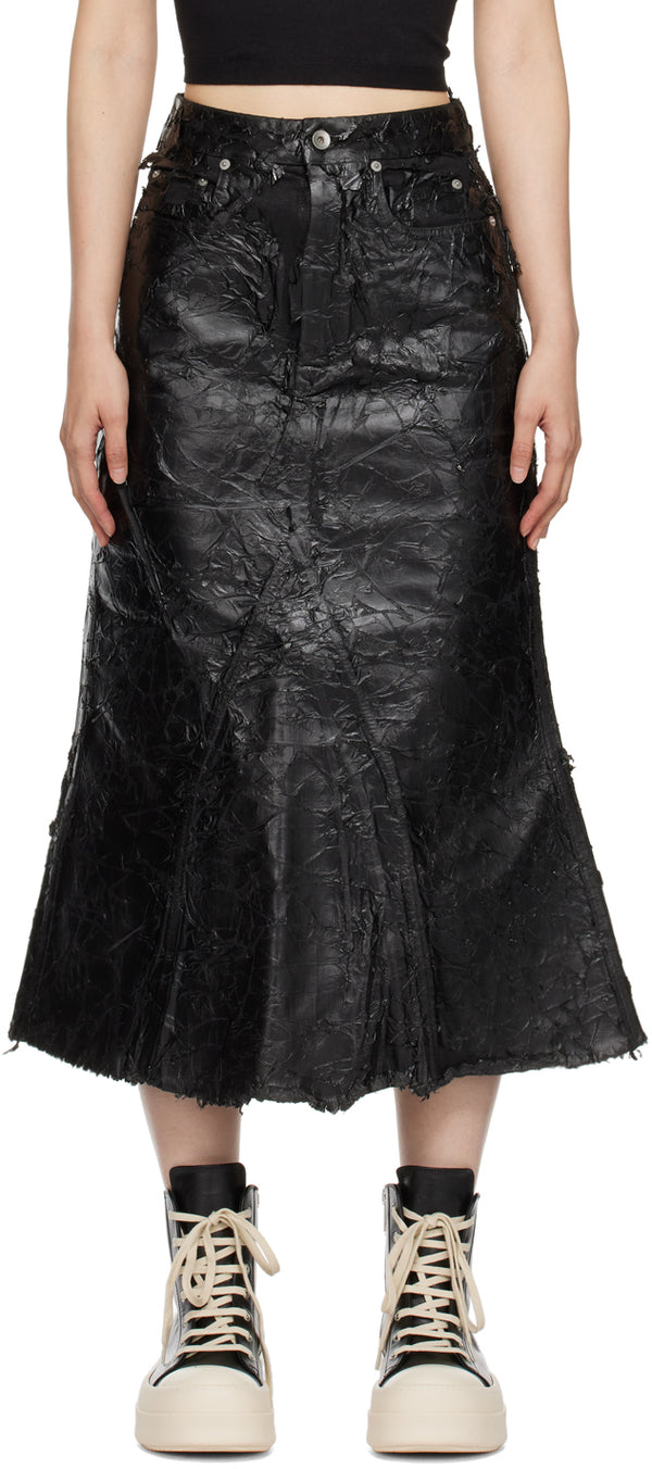 Godet Skirt (Black)
