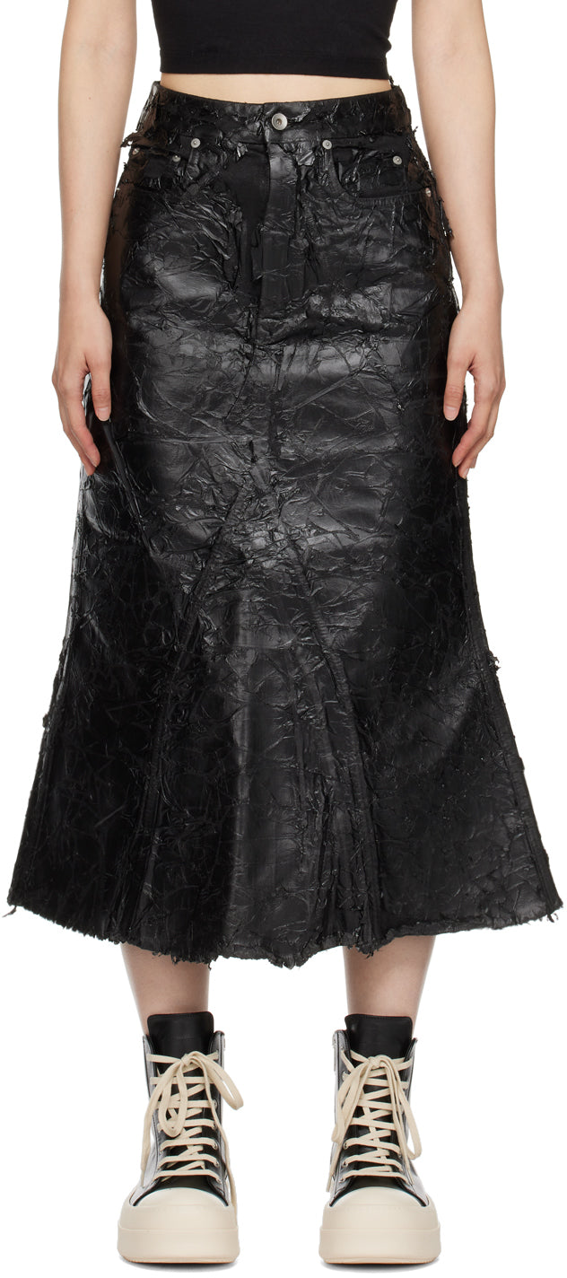 Godet Skirt (Black)