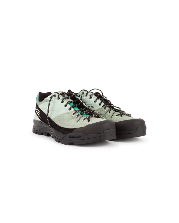 X-ALP Leather Sneakers (Black/Green Milieu/Bay)