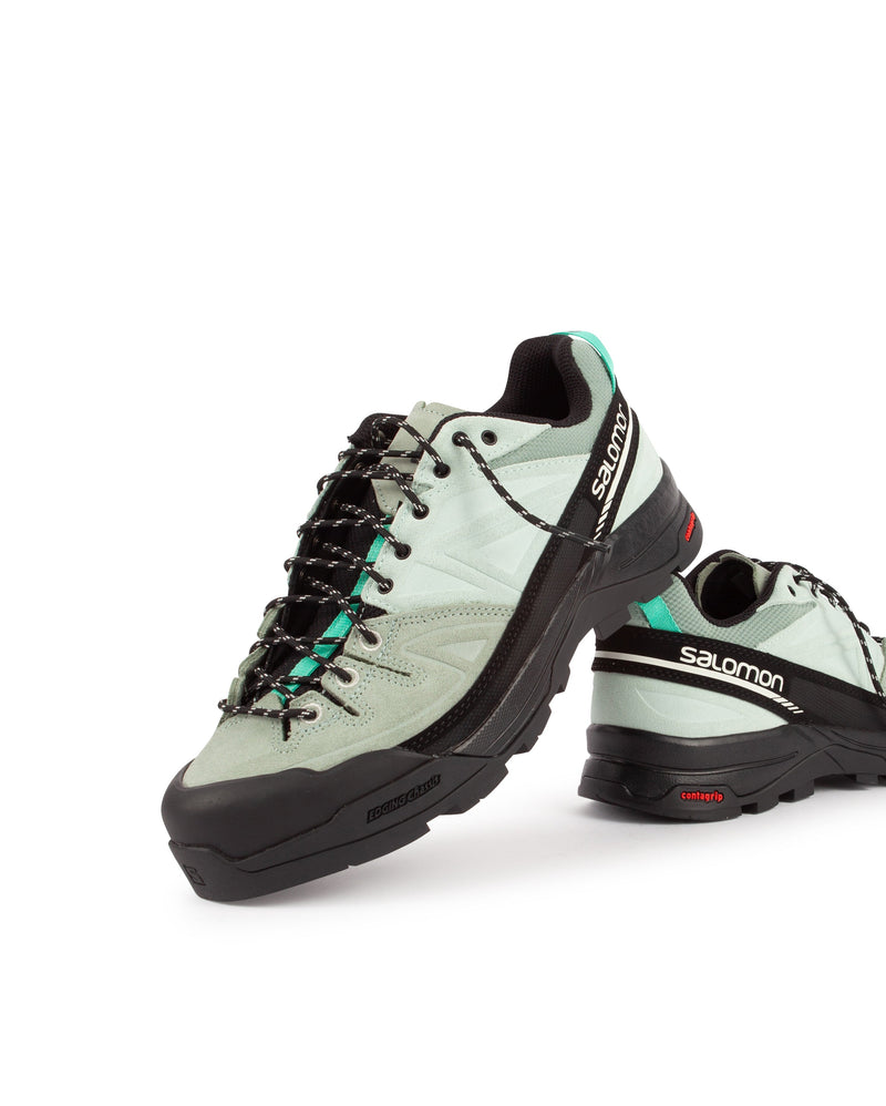 X-ALP Leather Sneakers (Black/Green Milieu/Bay)