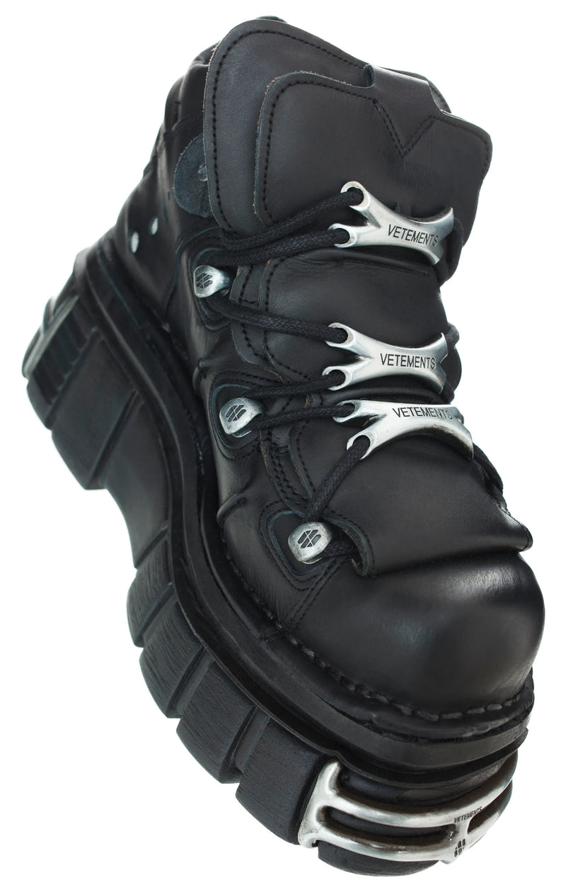 New Rock Platform Sneakers (Black)