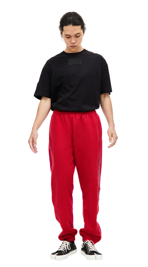 International Printed Sweatpants (Hot Pink / Red)