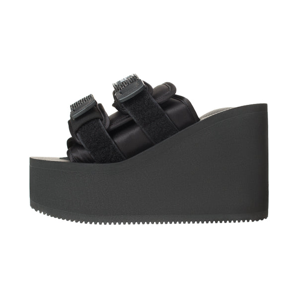 Slides Moto X Suicoke Wedge Sandal (Black)