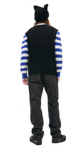 Cute Gromlin Jumper (Black/Blue/Ecru)