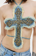 Cross Top w/Studs (Warm Sand)